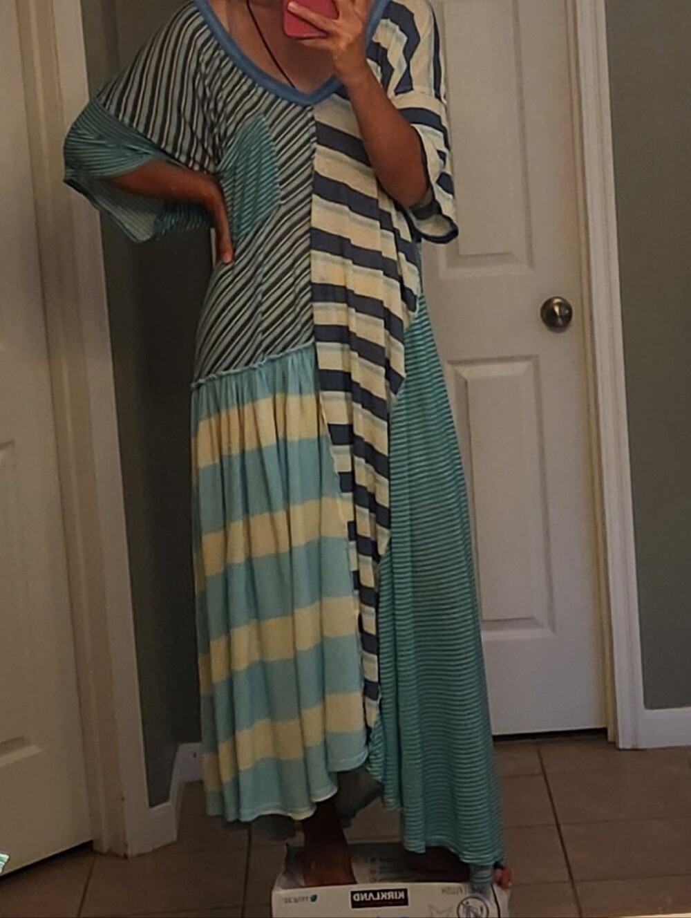 Large Free People Shellyanne Striped Maxi - Picture 7 of 7